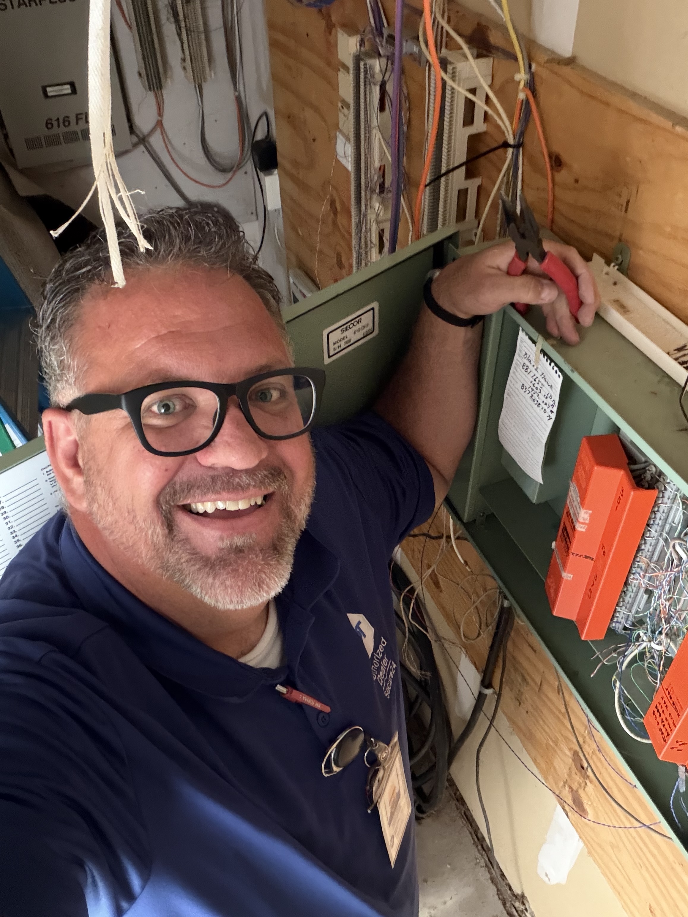 Low voltage wiring work